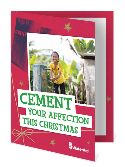 You can help buy two bags of cement (Christmas)