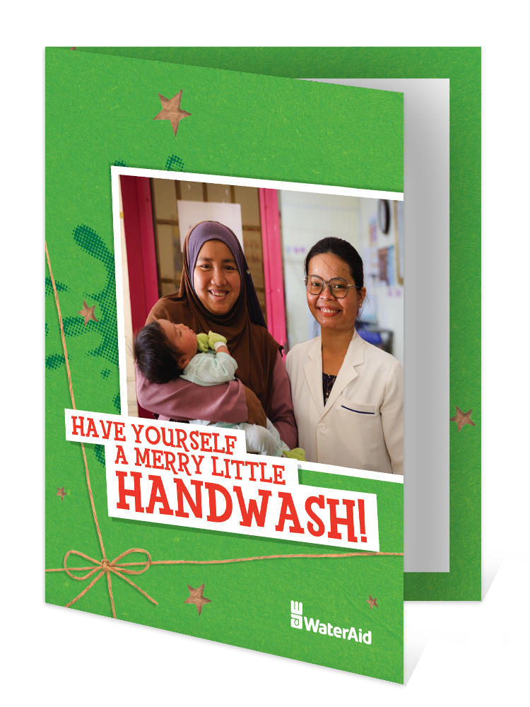 You can help train a health worker on good hygiene practices (Christmas)